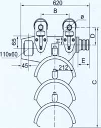 電纜滑車(chē)